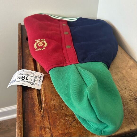 Top Paw Dog Hoodie Varsity High School Letterman Bomber Style Design NWT sz M - Picture 5 of 8